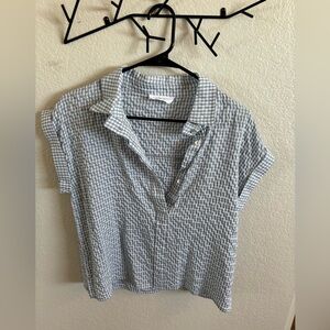 CJLA gingham camp shirt